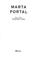 Cover of: El y yo, nosotros tres by Marta Portal