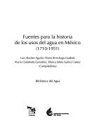 Demografía histórica y conflictos por el agua by Luis Aboites