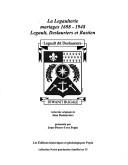Cover of: La Legaulterie: mariages 1698-1948 : Legault, Deslauriers et Bastien
