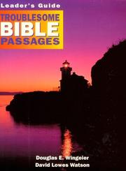 Cover of: Troublesome Bible Passages: Leader's Guide