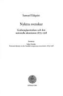 Cover of: Nyktra svenskar: godtemplarrörelsen och den nationella identiteten 1879-1918