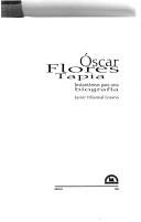Cover of: Oscar Flores Tapia: instantáneas para una biografía