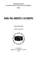 Cover of: Roma fra Oriente e Occidente by 