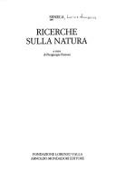 Cover of: Ricerche sulla natura by Seneca the Younger