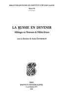 Cover of: La Russie en devenir by sous la direction de Anita Davidenkoff.