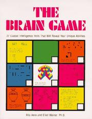 Cover of: The Brain game by [compiled by] Rita Aero and Elliot Weiner.