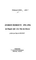 Cover of: Ourrou-Djibouti by Mohamed Aden