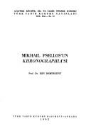 Cover of: Mikhail Psellos'un Khronographia'sı by Michael Psellus