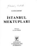 İstanbul mektupları by Fatikh Kărimi