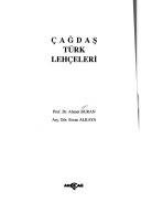 Cover of: Çağdaş Türk lehçeleri