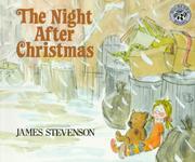 Cover of: The night after Christmas by James Stevenson