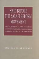 Najd before the Salafi reform movement by Uwidah Metaireek Al-Juhany