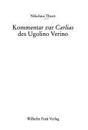 Cover of: Kommentar zur Carlias des Ugolino Verino