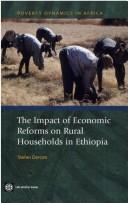 Cover of: The impact of economic reforms on rural households in Ethiopia: a study from 1989 to 1995