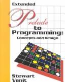 Book cover: Extended prelude to programming | Stewart Venit