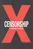 Censorship in Canadian literature by Cohen, Mark