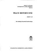 Cover of: Prace historyczne.