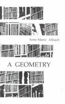 Cover of: A geometry