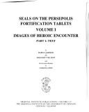 Cover of: Seals on the Persepolis fortification tablets