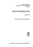 Cover of: Prace historyczne.