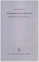Cover of: Euhemeros von Messene: Leben, Werk und Nachwirkung