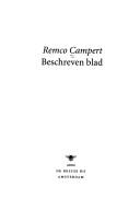 Cover of: Beschreven blad by Remco Campert