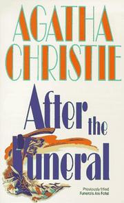 Cover of: After the Funeral (Hercule Poirot Mysteries) by Agatha Christie