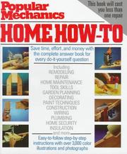 Cover of: Popular mechanics home how-to by Albert Jackson