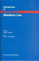 Cover of: Introduction to Turkish business law by edited by Tuğrul Ansay and Eric C. Schneider.