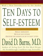 Cover of: Ten Days to Self-Esteem by David D. Burns