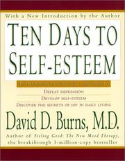 Cover of: Ten Days to Self-Esteem