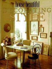 Cover of: House beautiful decorating style