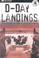 Cover of: D-day landings