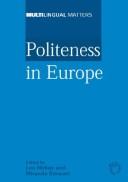 Cover of: Politeness in Europe