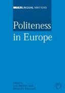 Cover of: Politeness in Europe by edited by Leo Hickey and Miranda Stewart.