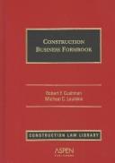 Cover of Construction business formbook