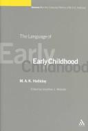 Cover of: The language of early childhood