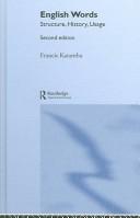 Cover of: English words by Francis Katamba