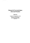 Manual of cervical spine internal fixation
