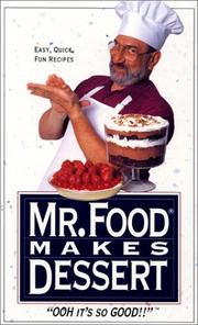 Cover of: Mr. Food makes dessert