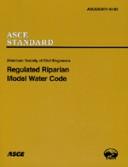 Cover of: Regulated riparian model water code