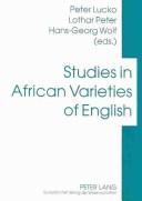 Cover of: Studies in African varieties of English