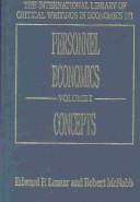 Cover of: Personnel economics by edited by Edward P. Lazear and Robert McNabb.