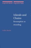 Cover of: Islands and chains by Cedric Boeckx