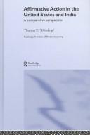 Affirmative action in the United States and India by Thomas E. Weisskopf