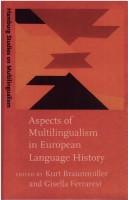 Cover of: Aspects of multilingualism in European language history | 