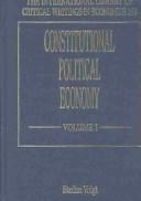 Cover of: Constitutional political economy