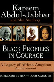 Cover of: Black profiles in courage: a legacy of African American achievement