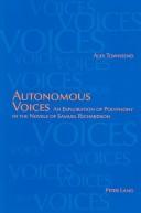 Cover of: Autonomous voices | Alex Townsend