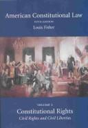 Cover of: American constitutional law by Louis Fisher